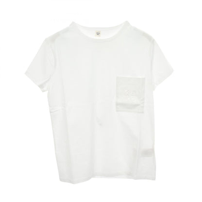 エルメス 刺繍ポケット コットン半袖Tシャツ