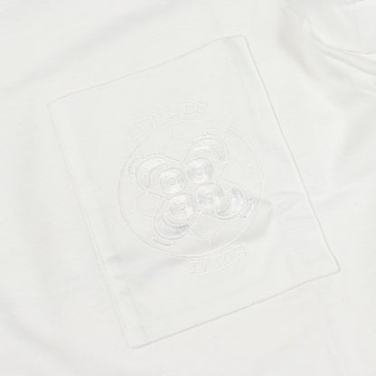 エルメス 刺繍ポケット コットン半袖Tシャツ
