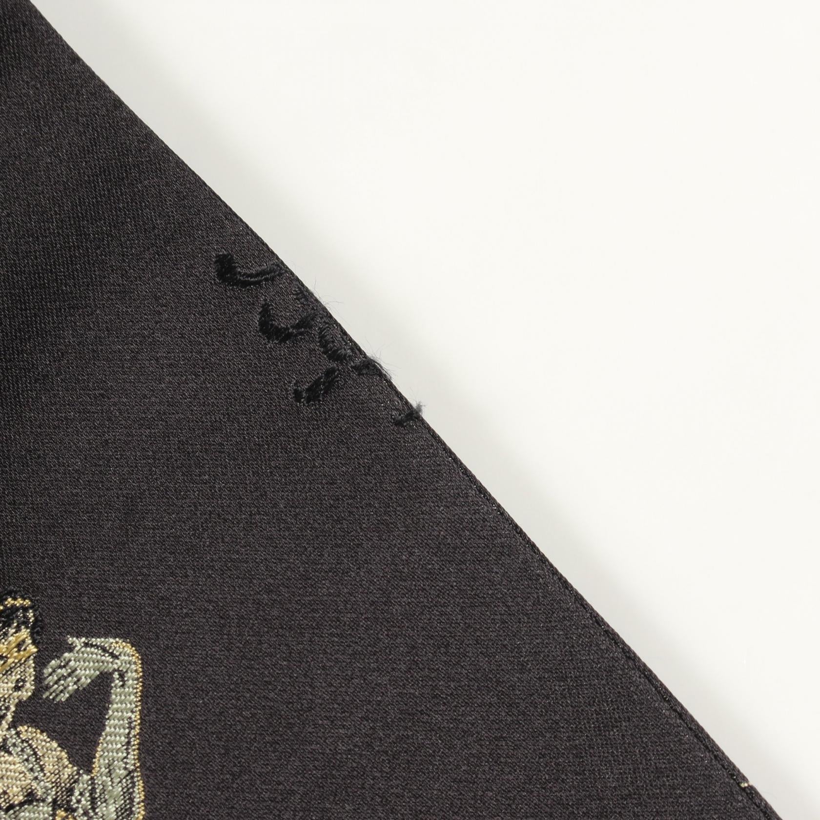 エルメス 刺繍シルクジャケット
