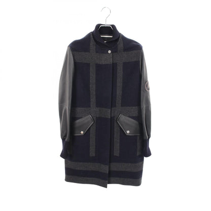 エルメス バーシティ カシミヤ レザー ジャケット