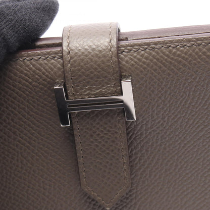 エルメス ベアンコンパクト ヴォーエプソン 二つ折り財布