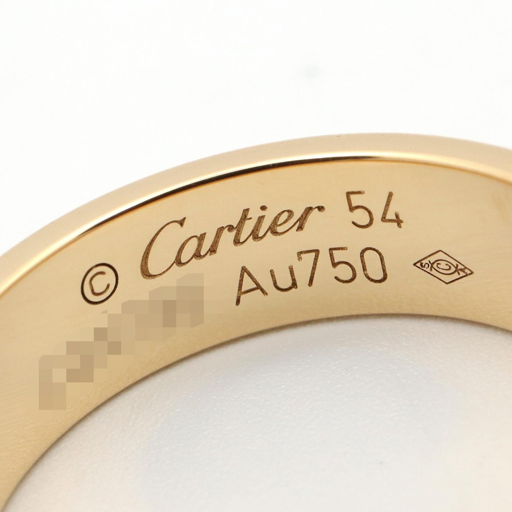 カルティエ ラブ Au750 リング 54号