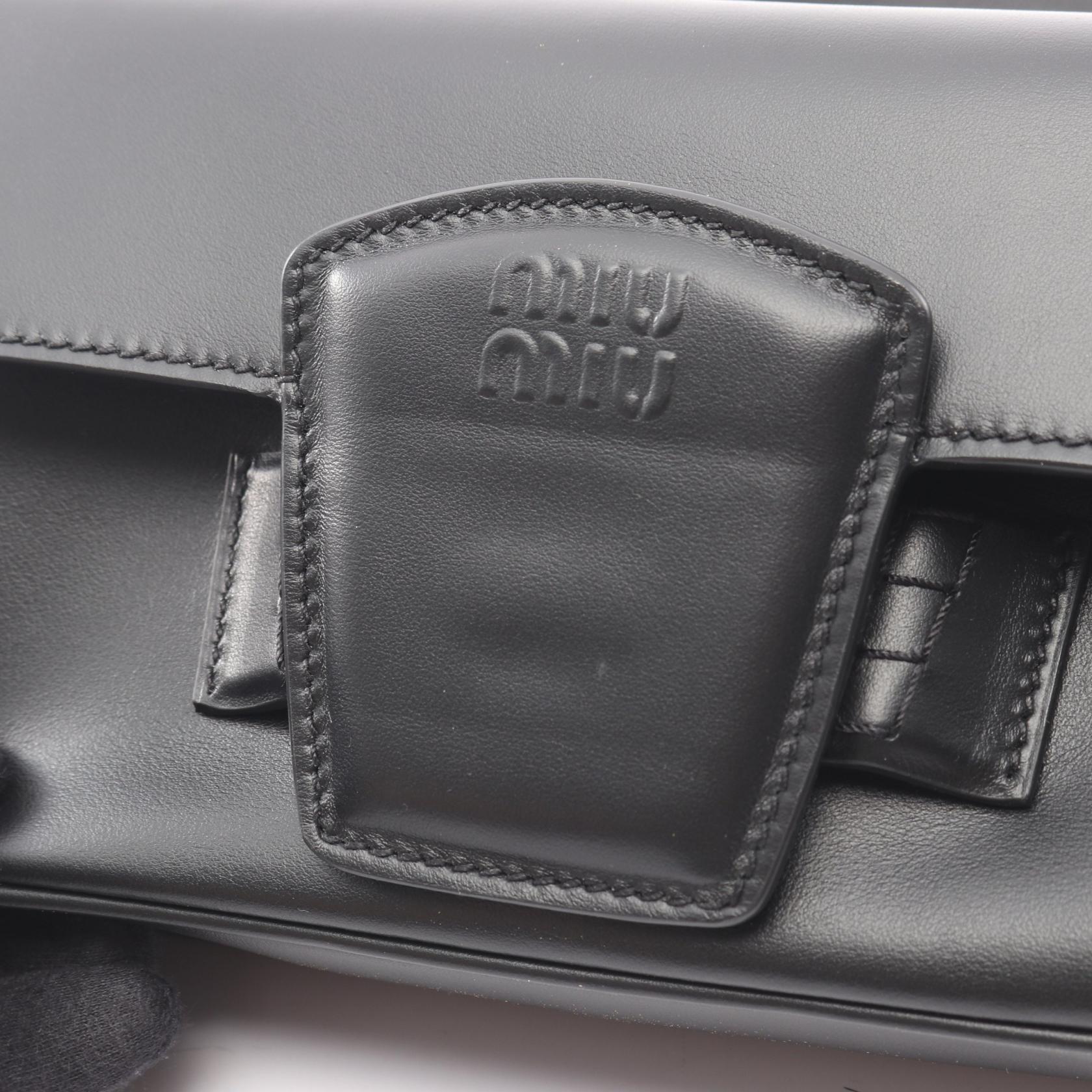 ミュウミュウ CRM FINE CALF ハンドバッグ