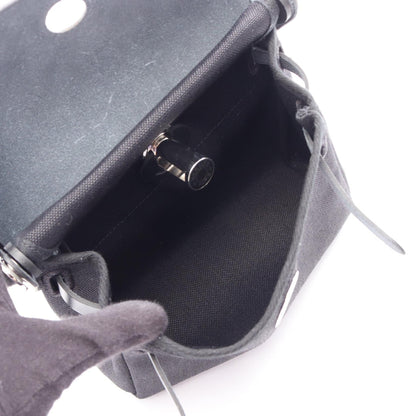 エルメス エールバッグジップミニ トワルミリタリー ショルダーバッグ