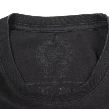 クロムハーツ スクロールラベル コットン半袖Tシャツ