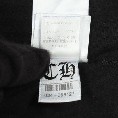 クロムハーツ スクロールラベル コットン半袖Tシャツ