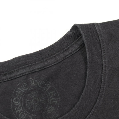 クロムハーツ スクロールラベル コットン半袖Tシャツ