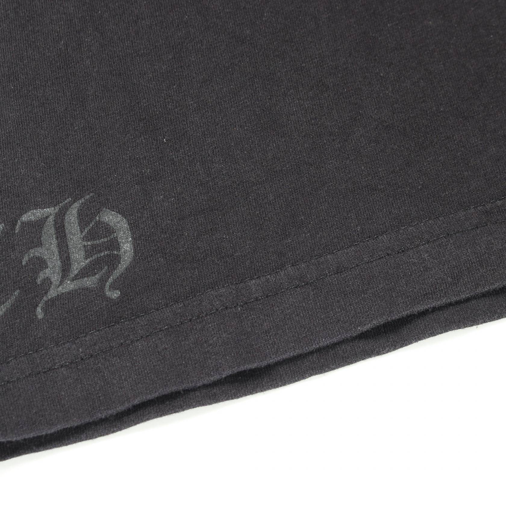 クロムハーツ スクロールラベル コットン半袖Tシャツ