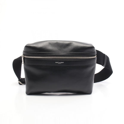 イヴサンローラン SAC CITY レザーウエストバッグ