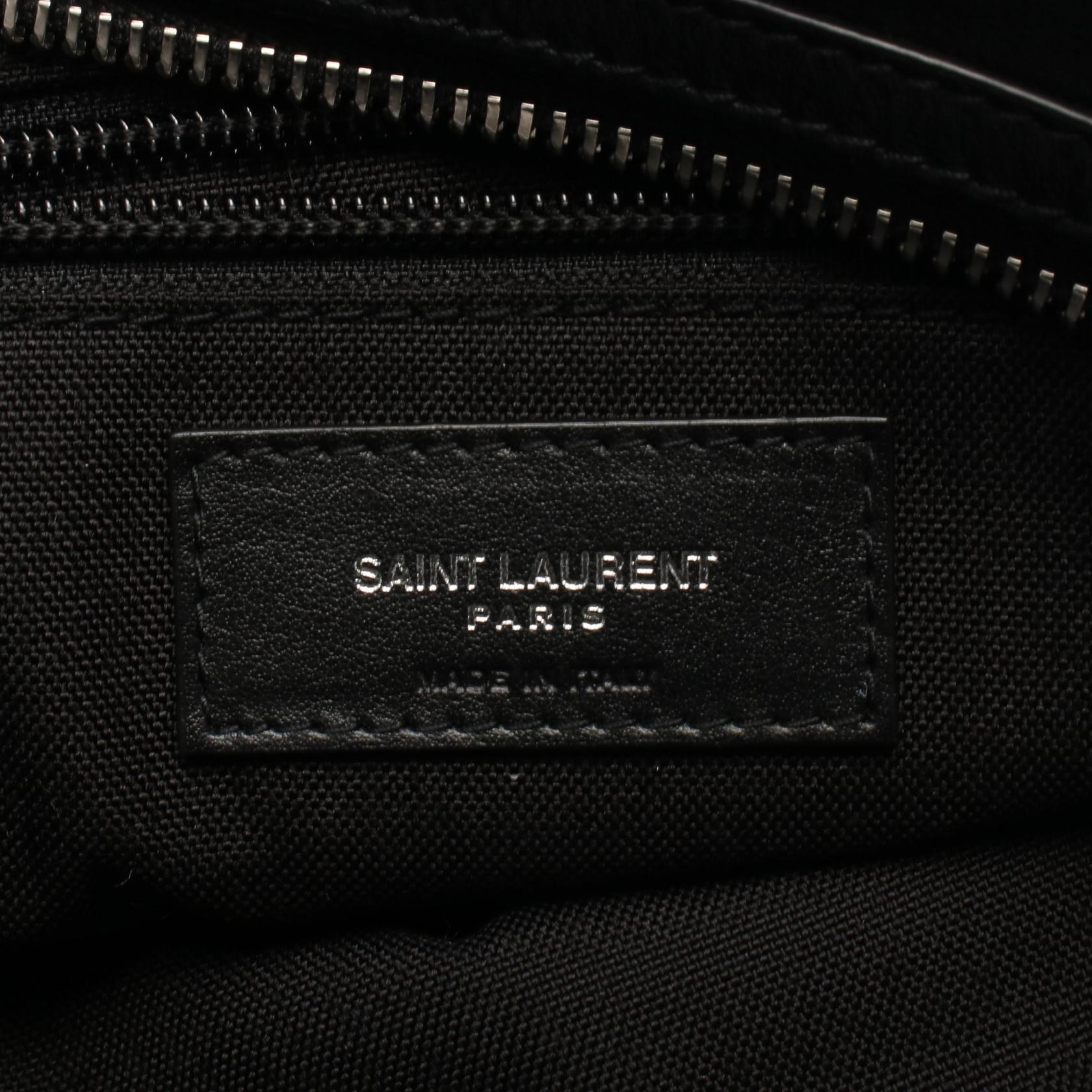 イヴサンローラン SAC CITY レザーウエストバッグ