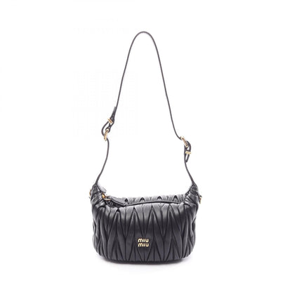 ミュウミュウ MATELASSE MIU レザー2wayハンドバッグ