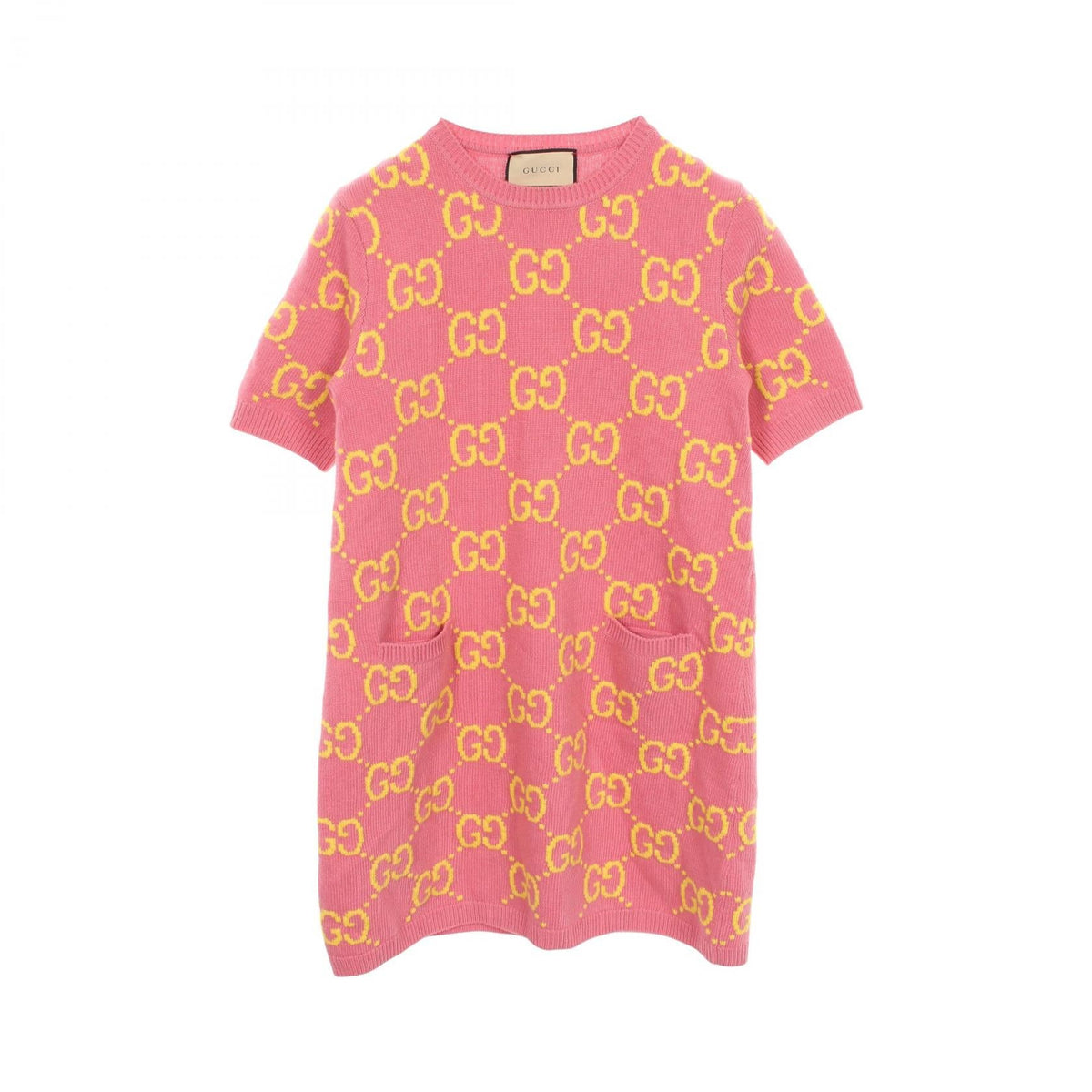 グッチ GGジャガード ウールワンピース