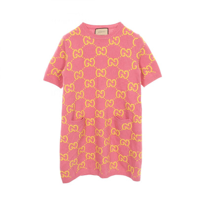 グッチ GGジャガード ウールワンピース