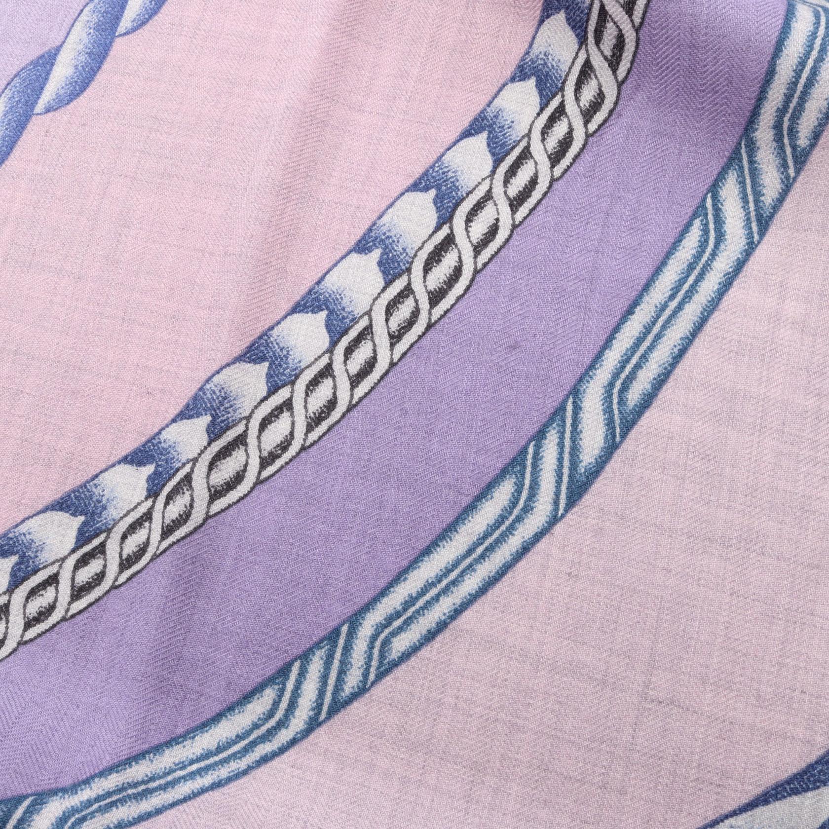 エルメス カレジェアン カレ140 ROBE DU SOIR シルクカシミヤスカーフ
