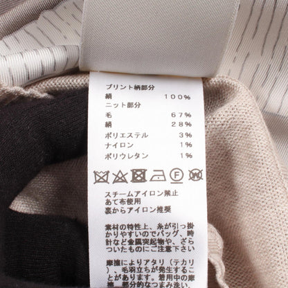 エルメス ツイルレーヌ シルクウールワンピース40