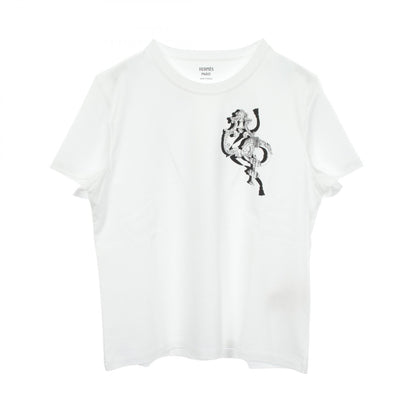 エルメス Printed straight t shirt コットン Tシャツ