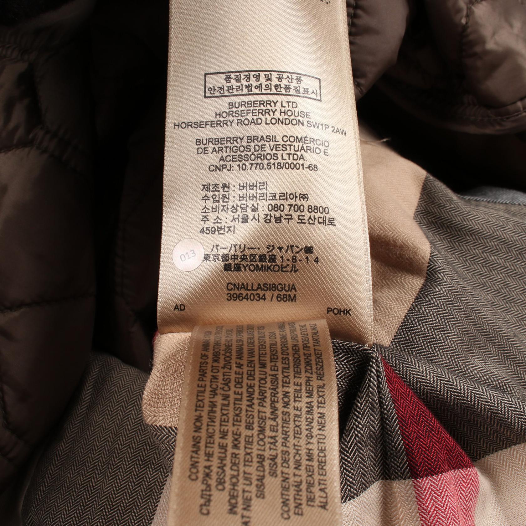 バーバリー コットン トレンチコート