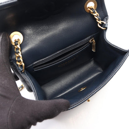 シャネル マトラッセ グレインドカーフ ショルダーバッグ
