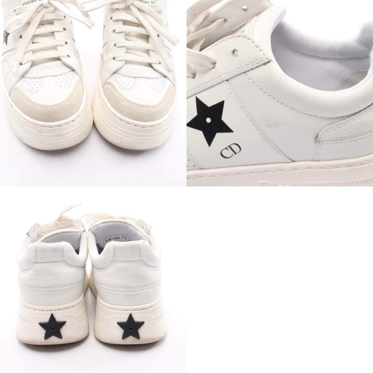 クリスチャンディオール Dior Star レザープラットフォームスニーカー