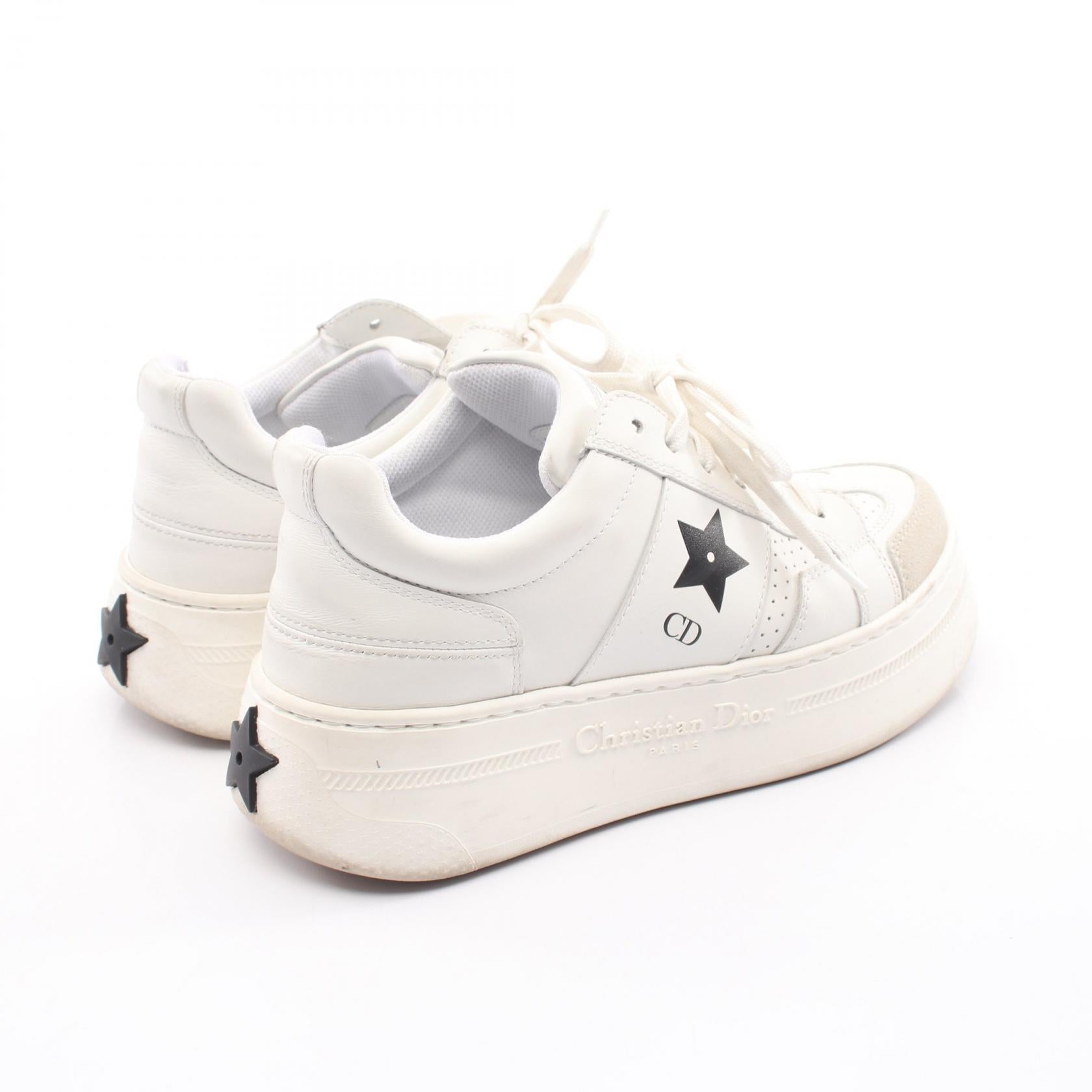 クリスチャンディオール Dior Star レザープラットフォームスニーカー
