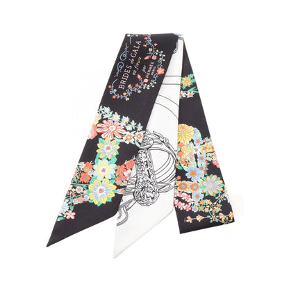 エルメス Brides de Gala en Fleurs ツイリー シルクスカーフ
