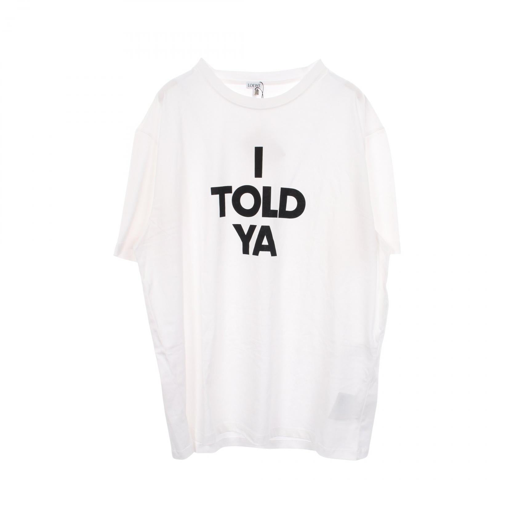 ロエベ I TOLD YA コットン Tシャツ