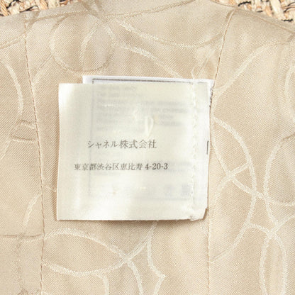 シャネル ココマーク シルクウールレザーベスト