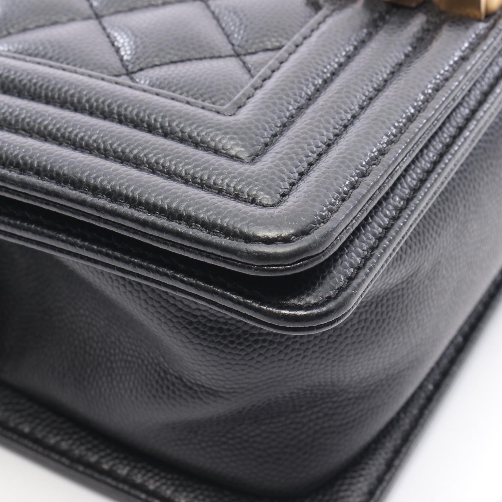 シャネル ボーイシャネル グレインドカーフ ショルダーバッグ