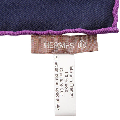 エルメス プティH Mors et Gourmettes シルクスカーフ
