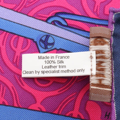 エルメス プティH Mors et Gourmettes シルクスカーフ