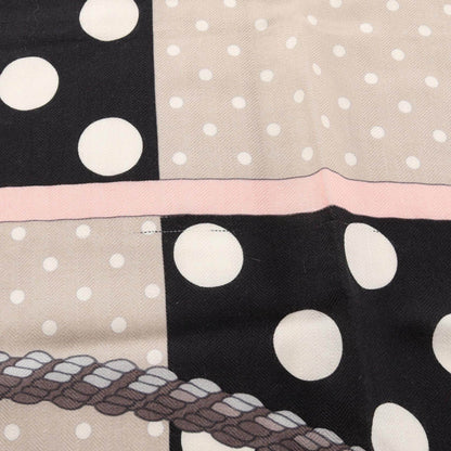 エルメス カレ140 Clic Clac a Pois シルクカシミヤスカーフ