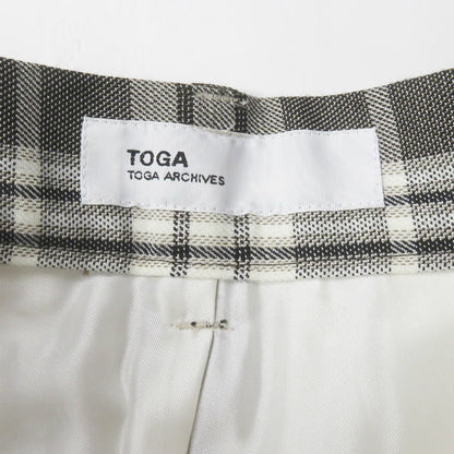 TOGA チェック ショート パンツ ポリエステル ショーツ