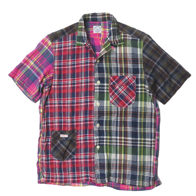 KAPTAIN SUNSHINE 60'S S/S チェック シャツ コットン シャツ