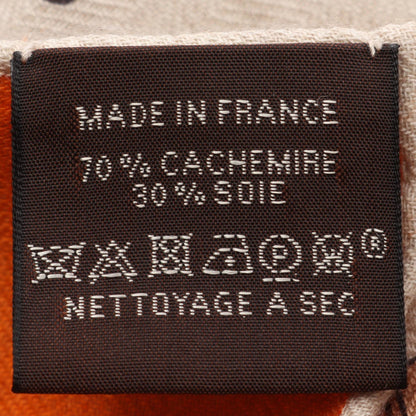 エルメス LES CHEVAUX DECHAINES シルクカシミヤスカーフ
