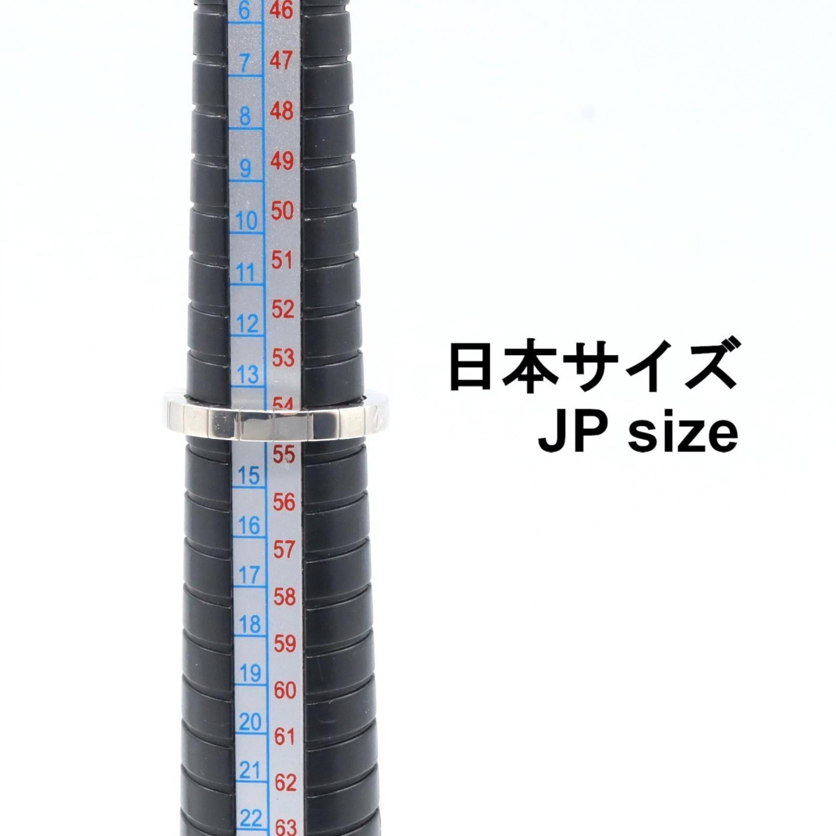 カルティエ ラニエール Au750ホワイトゴールド リング 14号