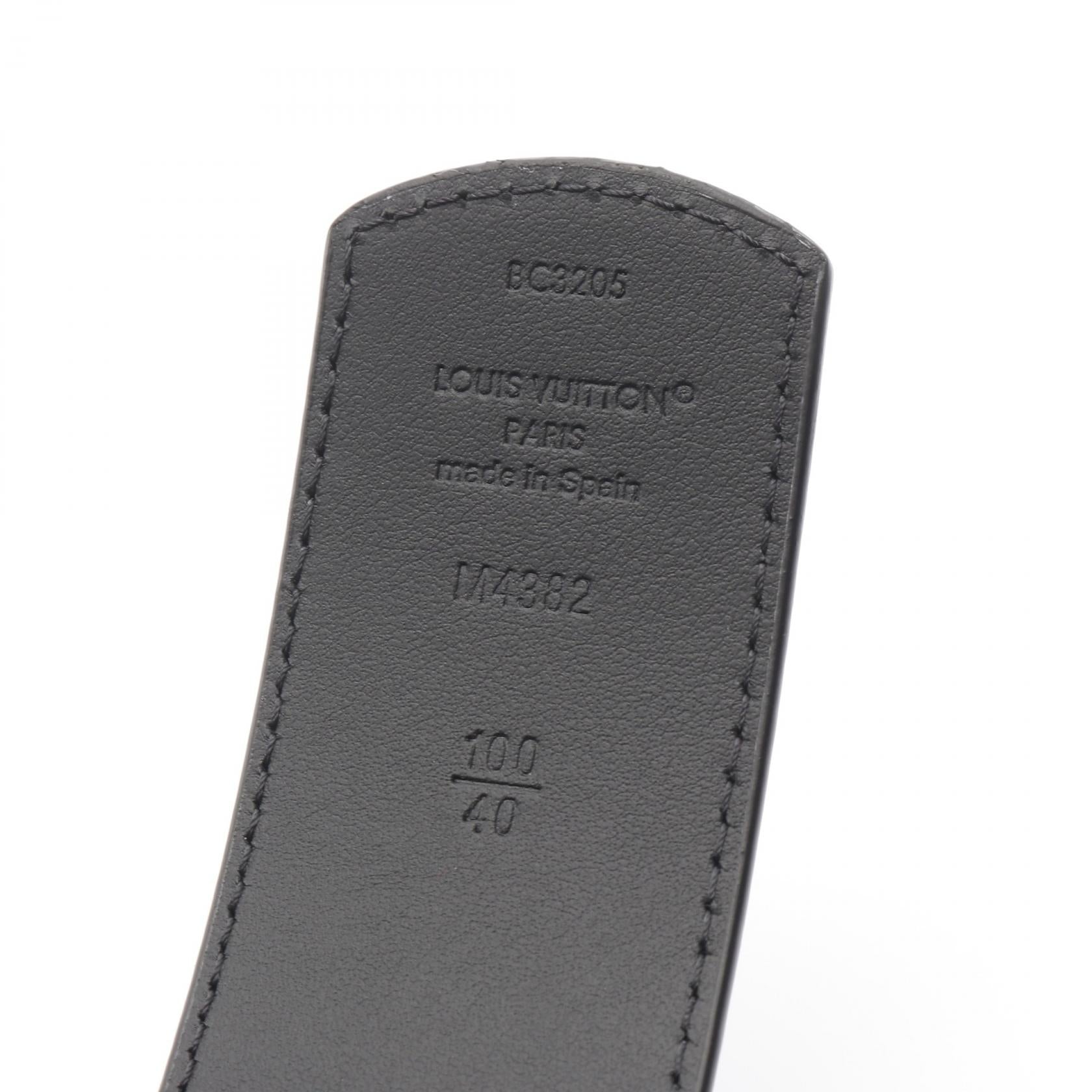 ルイ・ヴィトン LV ディメンション ロカバール スタッズ レザー ベルト