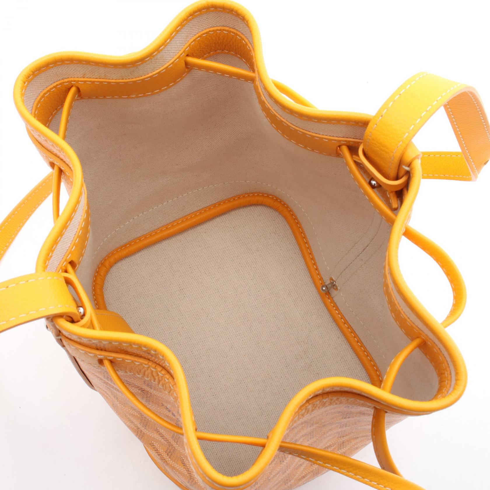 ゴヤール PVC コーティング キャンバス ショルダーバッグ