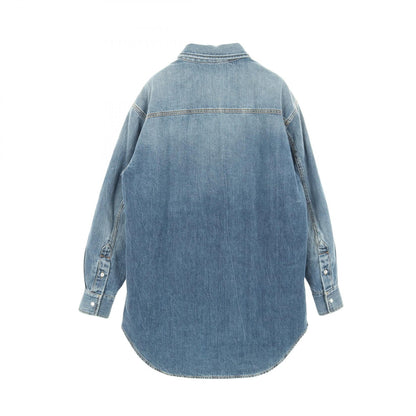 グッチ Washed Organic Denim Shirt コットンジャケット