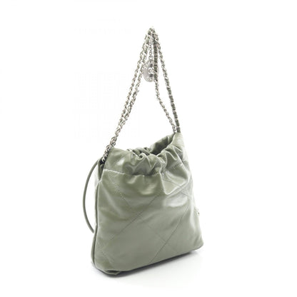 シャネル CHANEL 22 レザー ショルダーバッグ