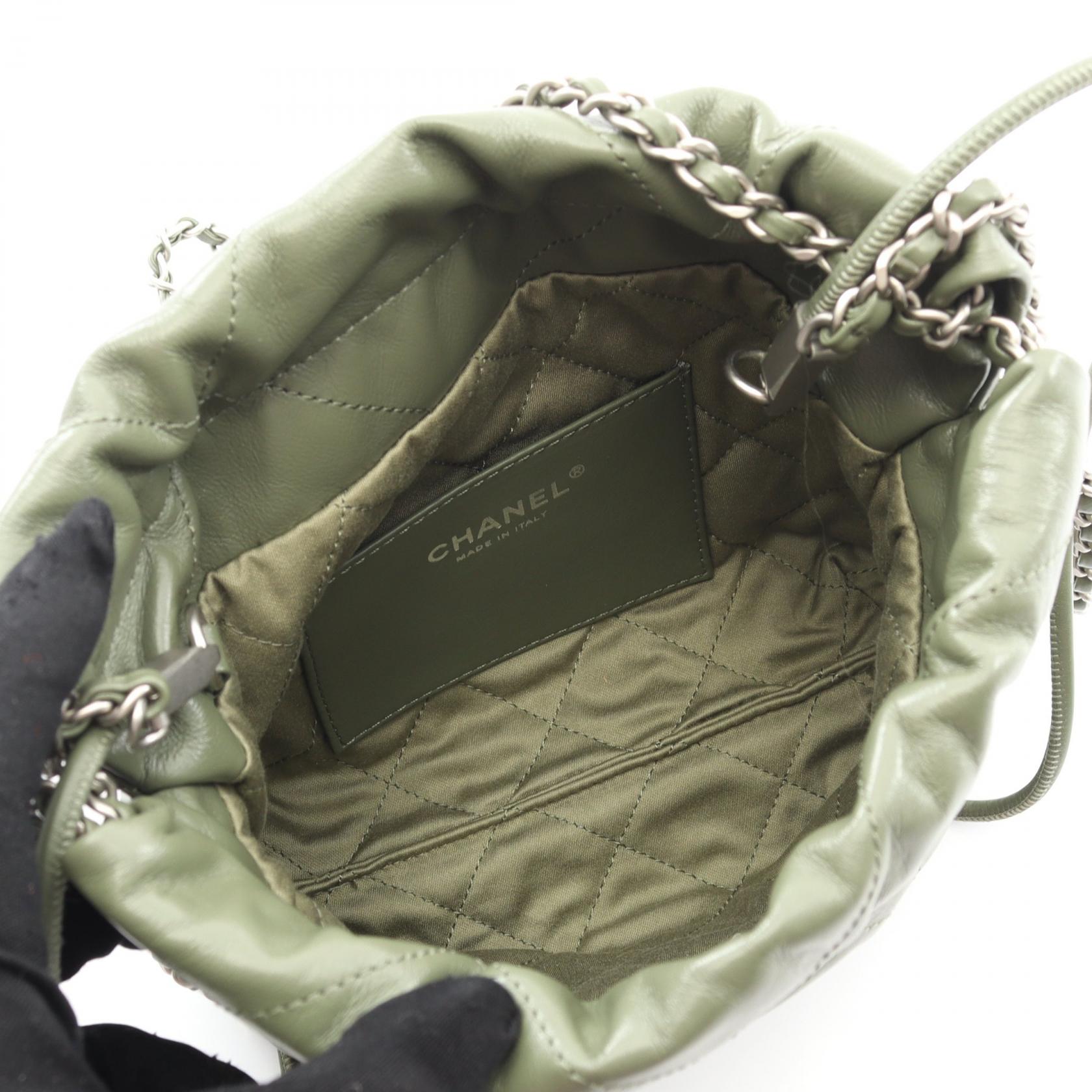 シャネル CHANEL 22 レザー ショルダーバッグ