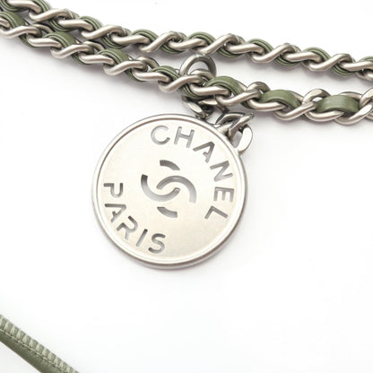 シャネル CHANEL 22 レザー ショルダーバッグ