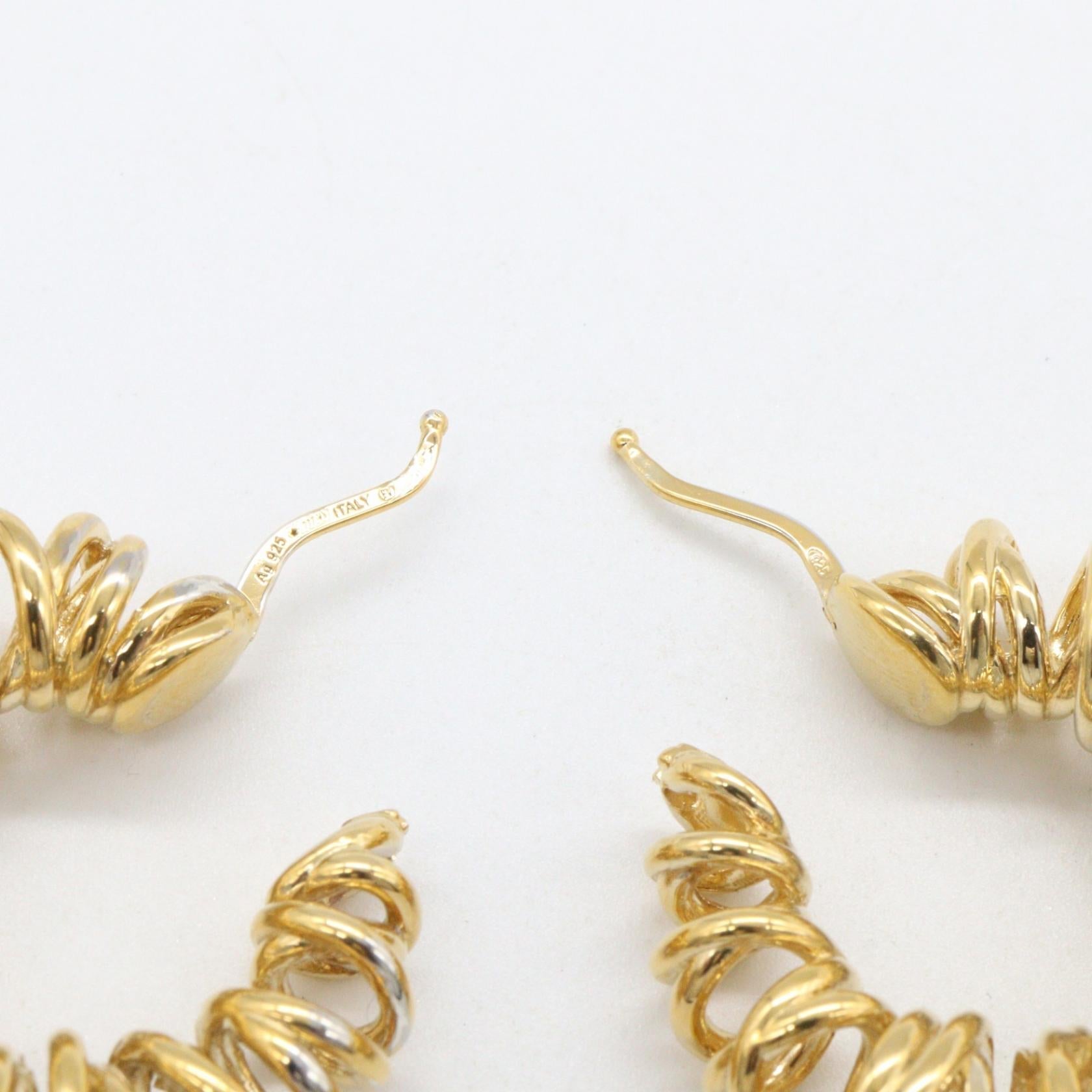 ボッテガヴェネタ スパイラルノット フープピアス