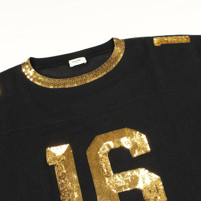 セリーヌ 16エンブロイダリー コットン Tシャツ