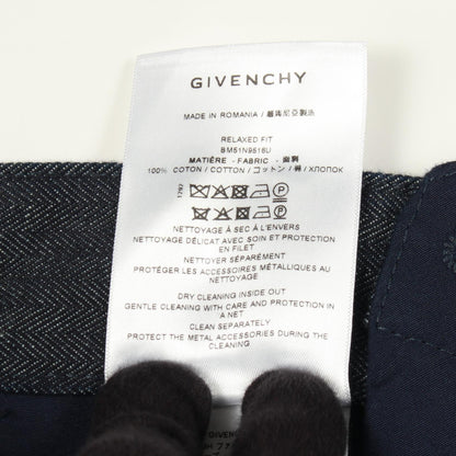 ジバンシィ クチュールシーム ヘリンボーン コットンデニムパンツ