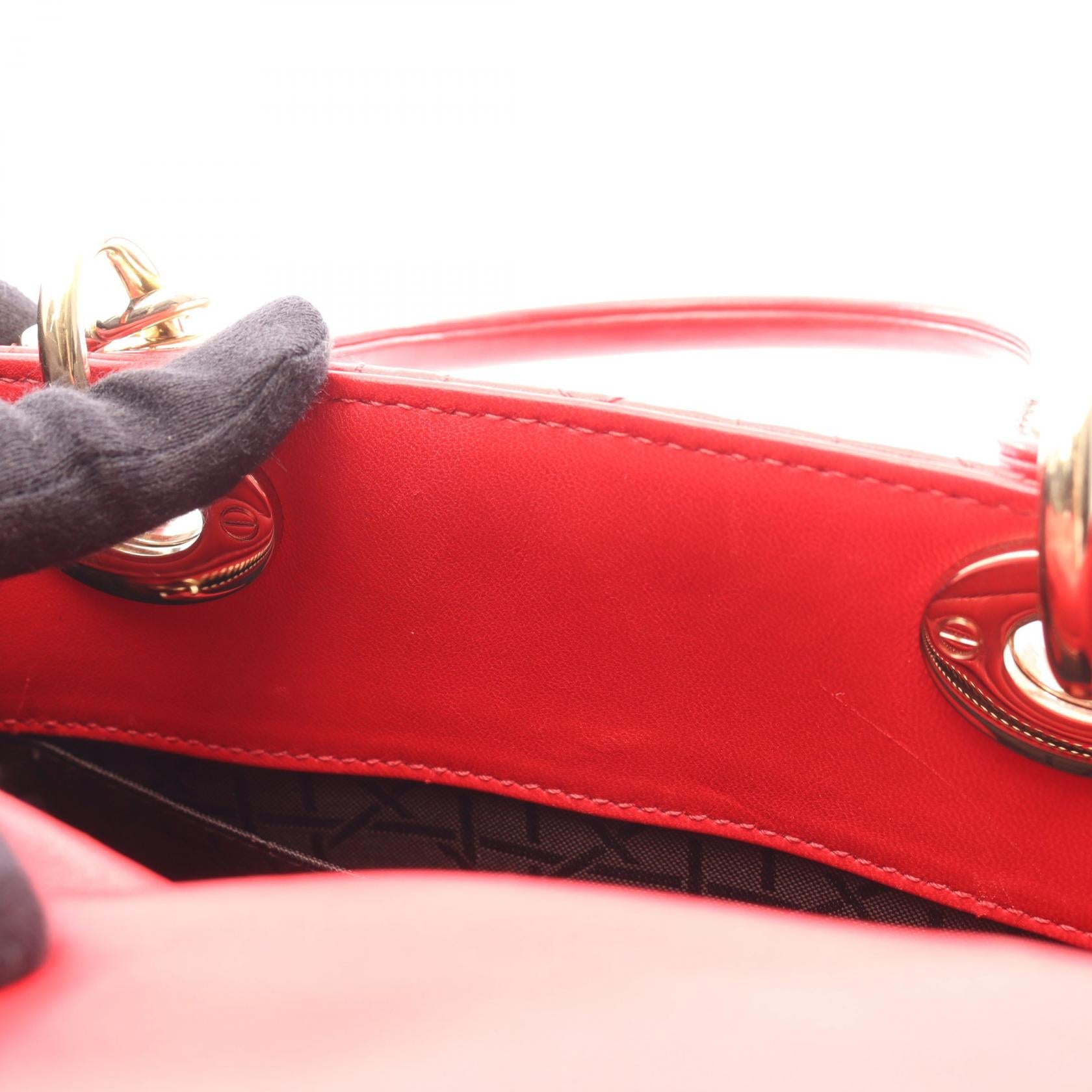 ディオール LADY DIOR MY ABCDIOR レザー2wayバッグ