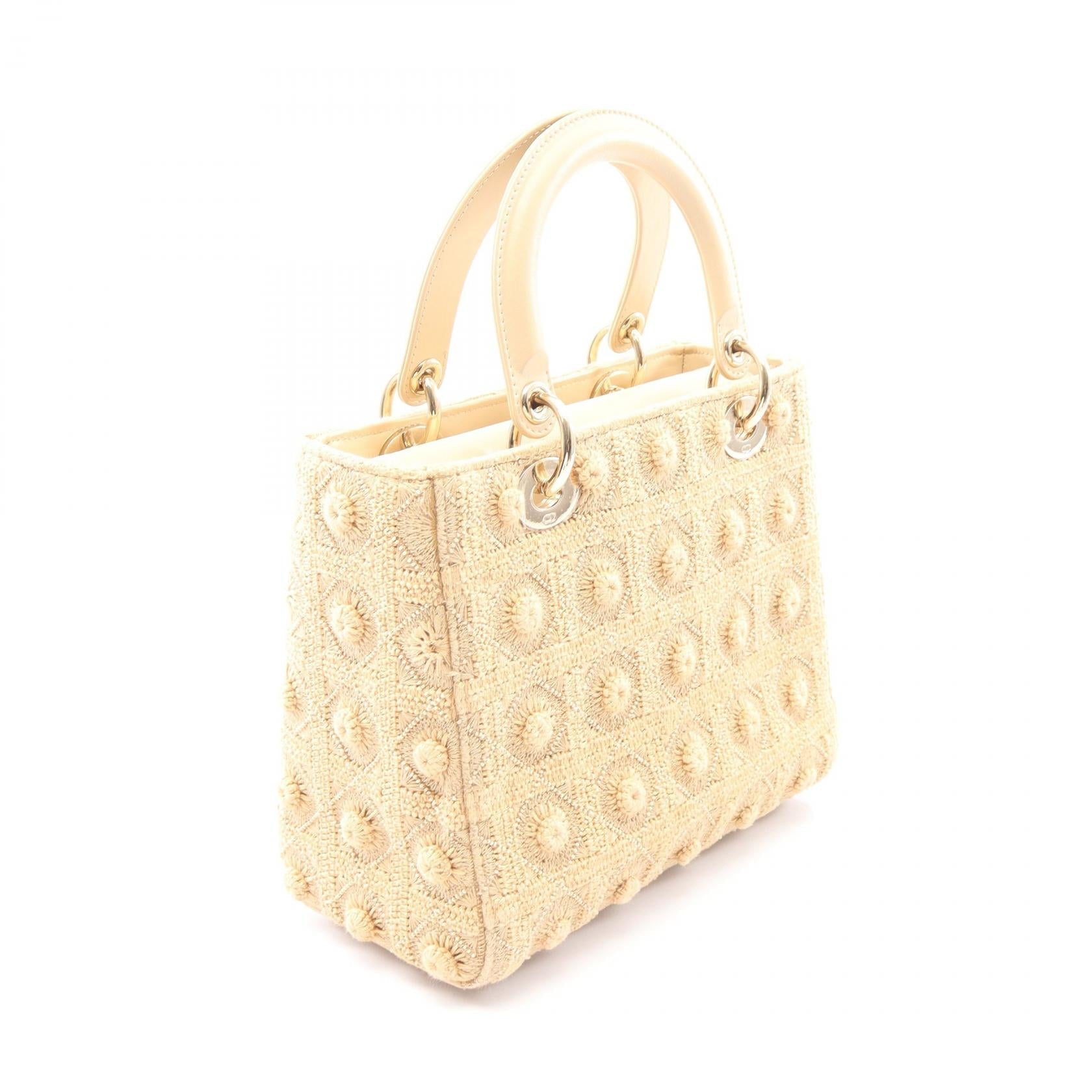 ディオール LADY DIOR キャンバス レザー 2wayバッグ