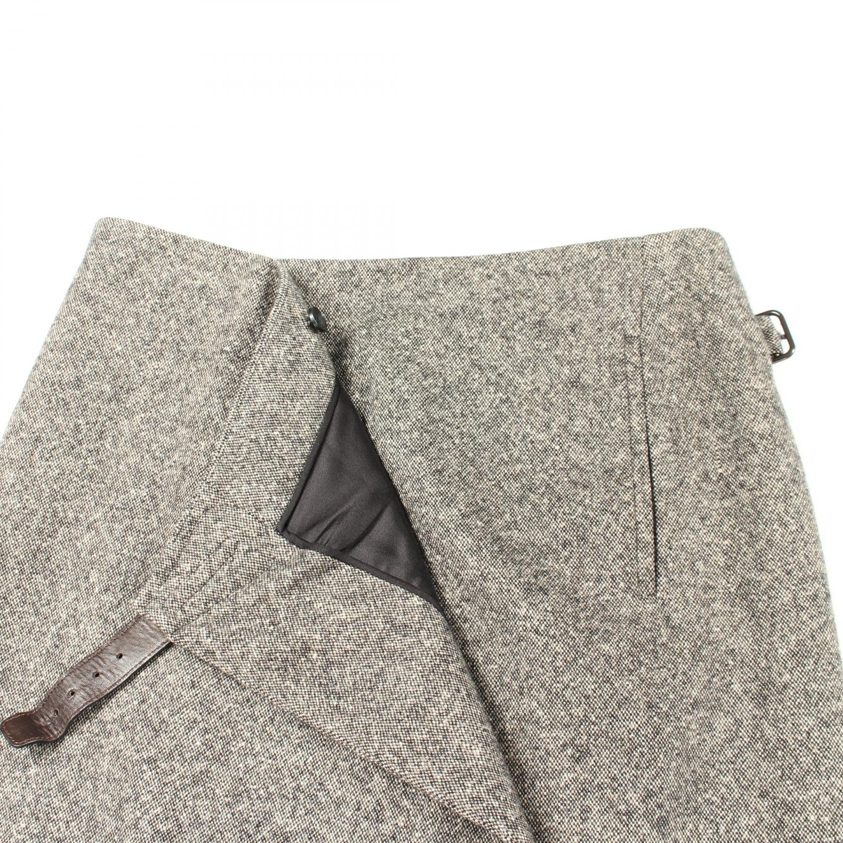エルメス カシミヤウールスカート