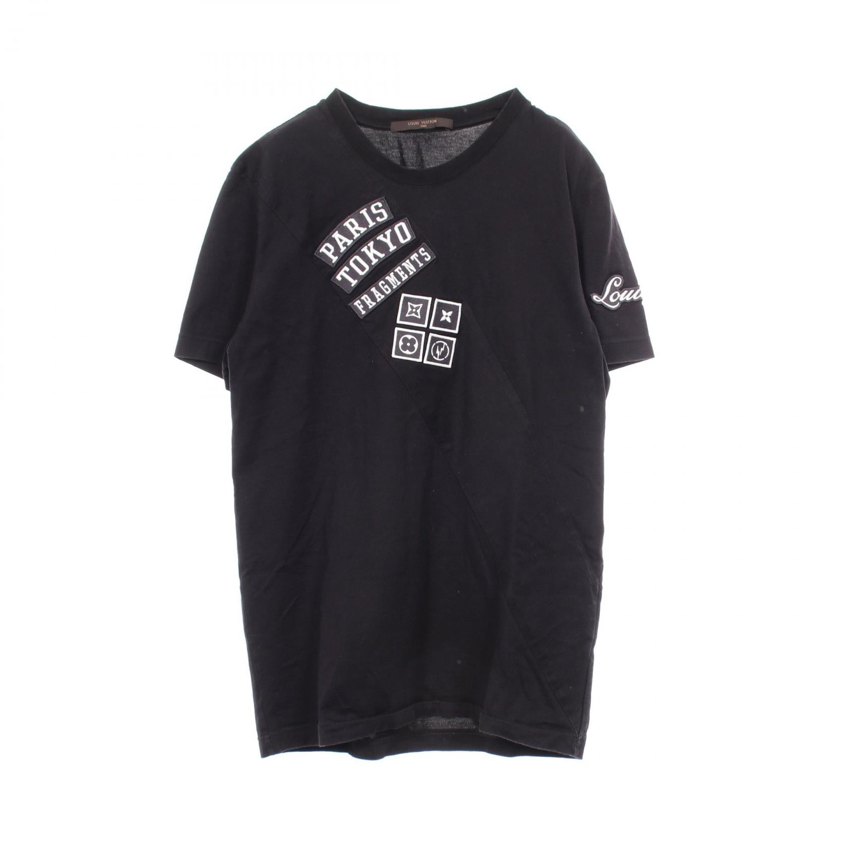 ルイヴィトン フラグメントデザイン コットン 半袖Tシャツ