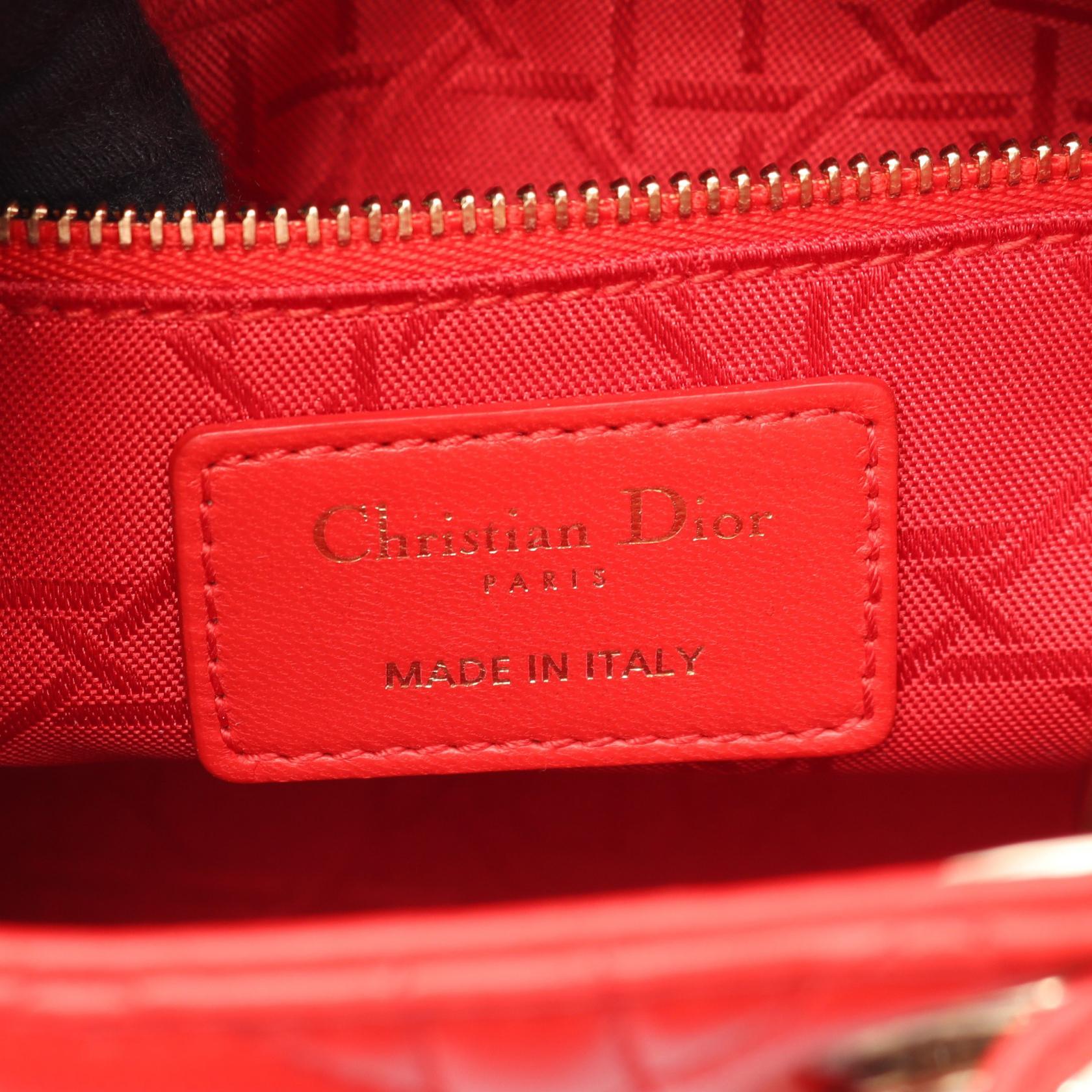 ディオール LADY DIOR MY ABCDIOR スモール 2WAYハンドバッグ