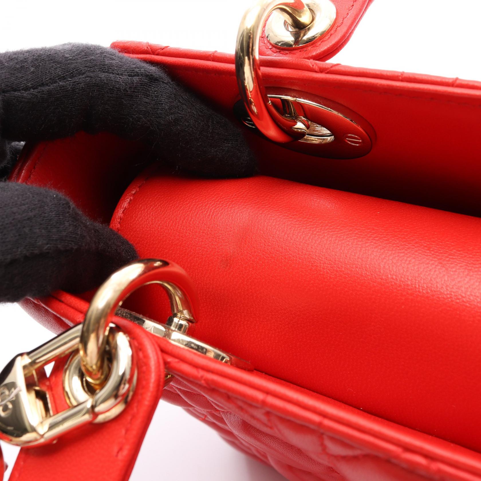 ディオール LADY DIOR MY ABCDIOR スモール 2WAYハンドバッグ